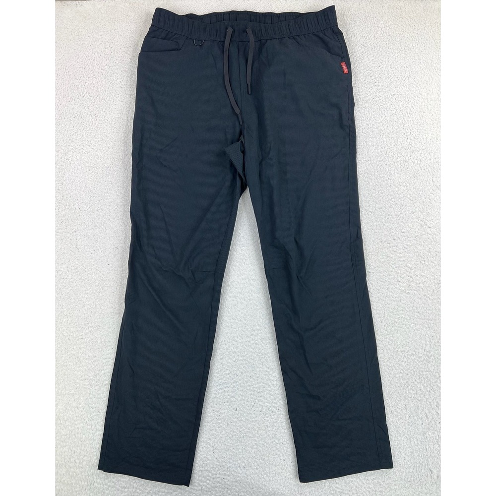 KETL Pants Mens XL Black Tomfoolery Track Hiking Zip Pocket Drawstring